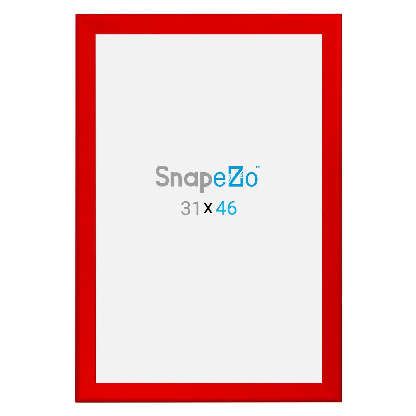 31x46 Red SnapeZo® Snap Frame - 1.7" Profile - Snap Frames Direct