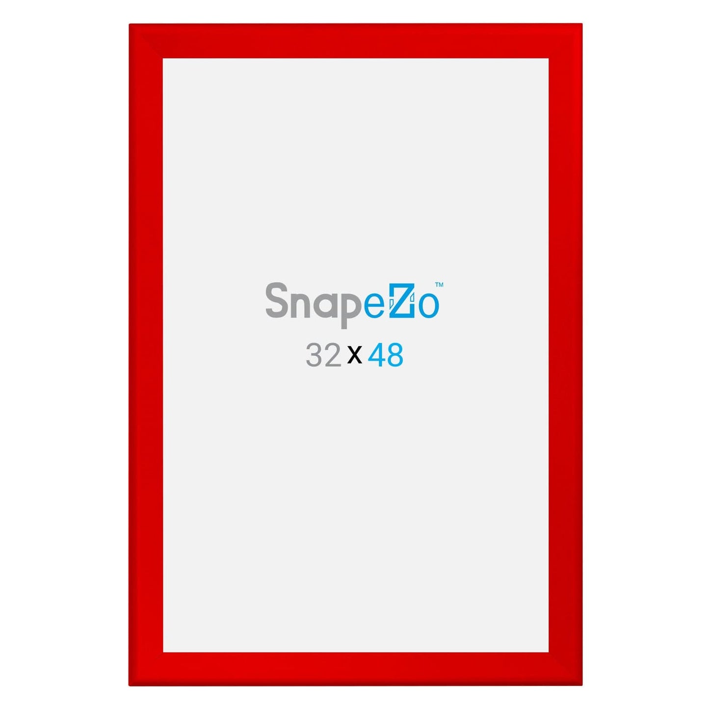 32x48 Red SnapeZo® Snap Frame - 1.7" Profile - Snap Frames Direct