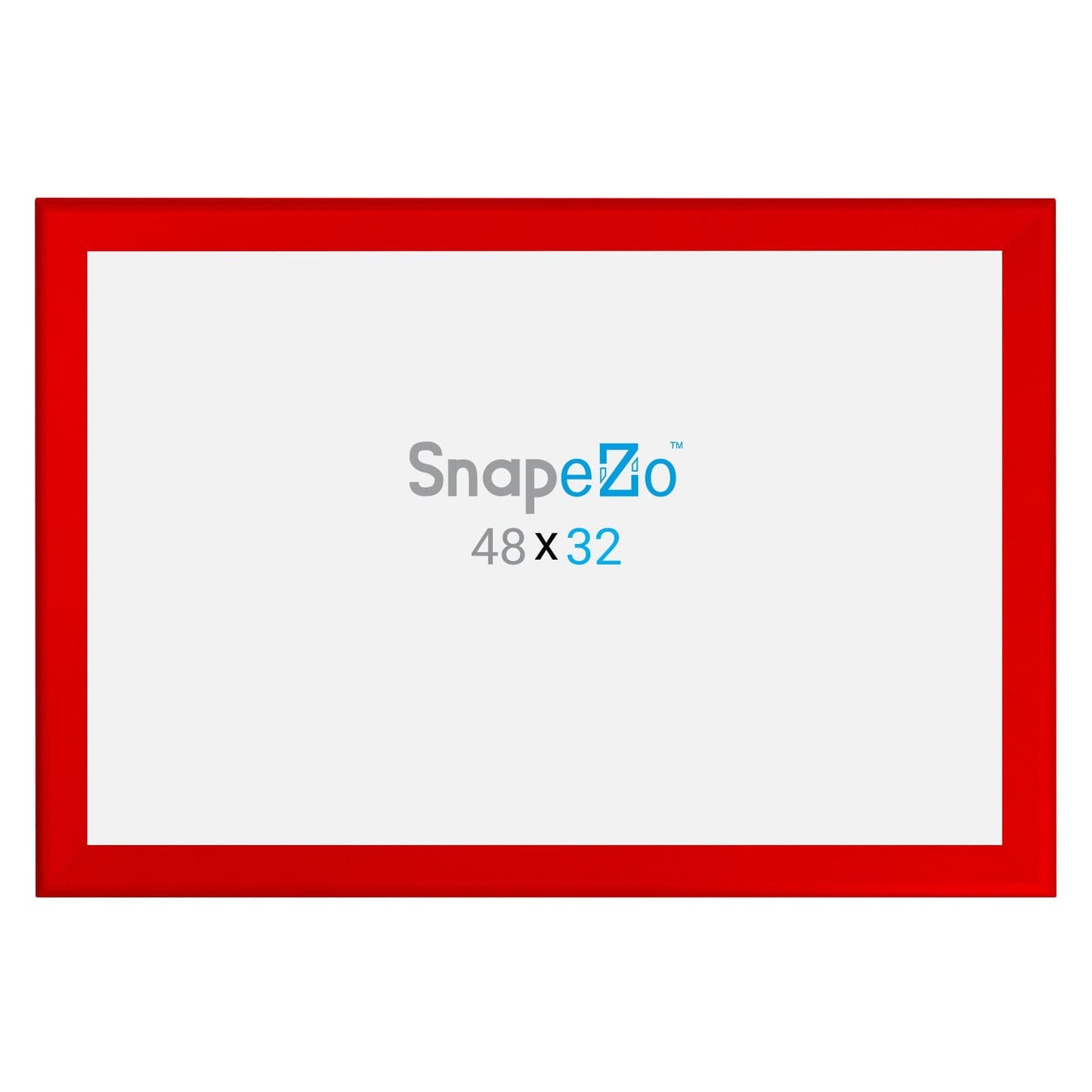 32x48 Red SnapeZo® Snap Frame - 1.7" Profile - Snap Frames Direct