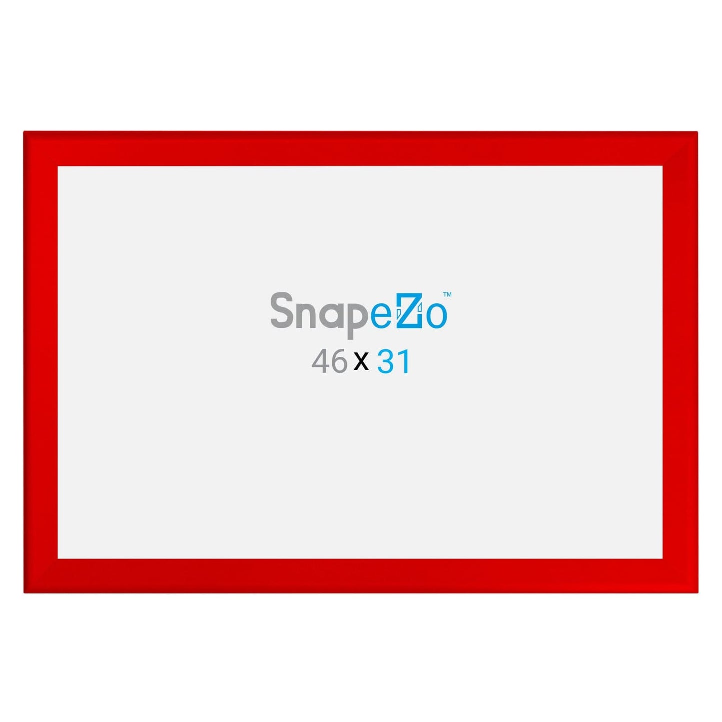 31x46 Red SnapeZo® Snap Frame - 1.7" Profile - Snap Frames Direct