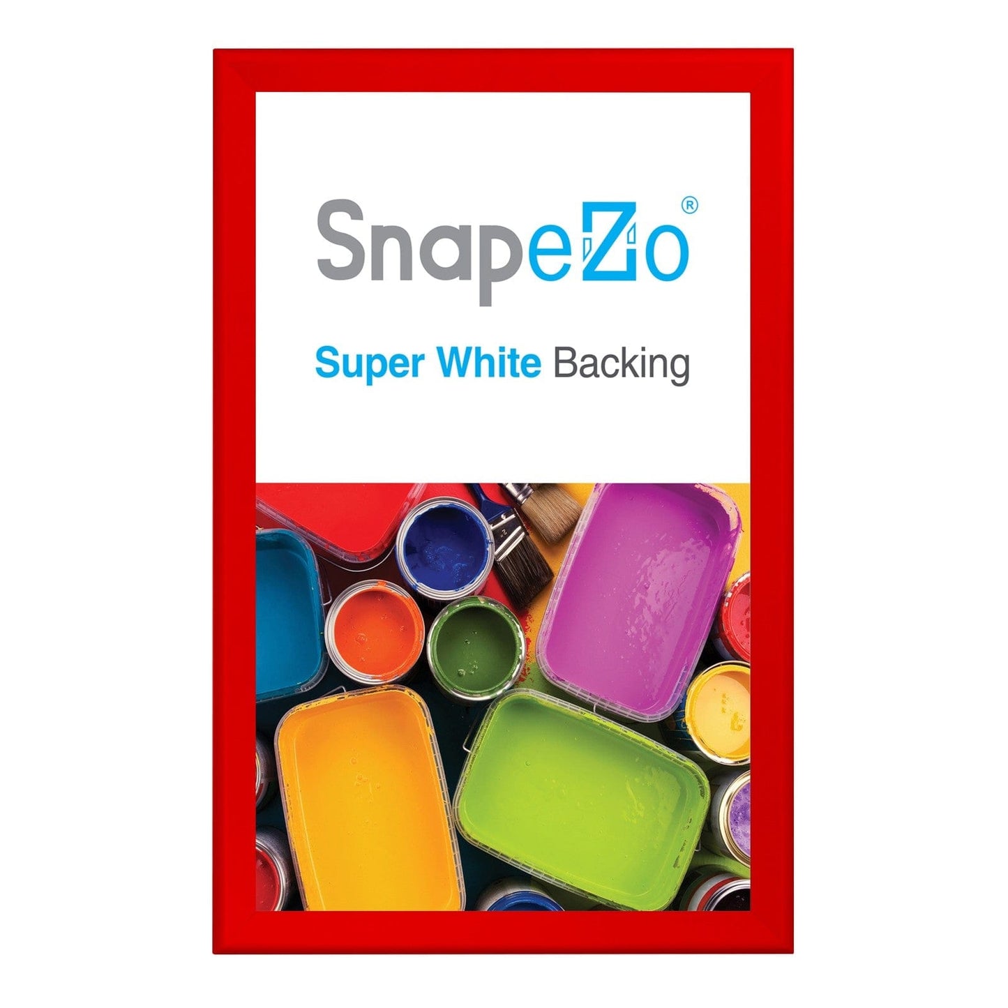 32x50 Red SnapeZo® Snap Frame - 1.7" Profile - Snap Frames Direct