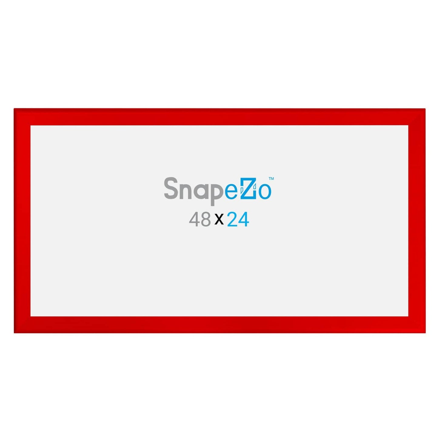 24x48 Red SnapeZo® Snap Frame - 1.7" Profile - Snap Frames Direct