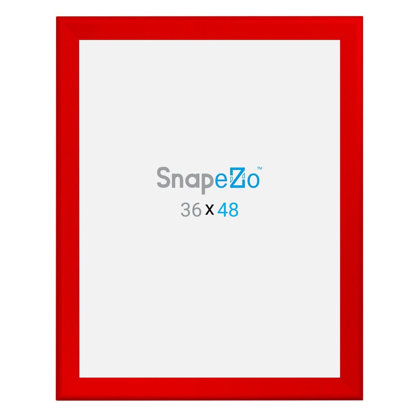 36x48 Red SnapeZo® Snap Frame - 1.7" Profile - Snap Frames Direct