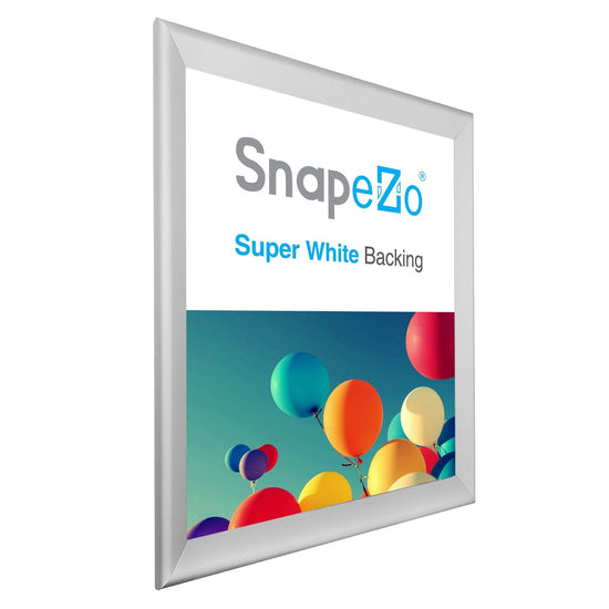 34x40 Silver SnapeZo® Snap Frame - 1.7" Profile - Snap Frames Direct