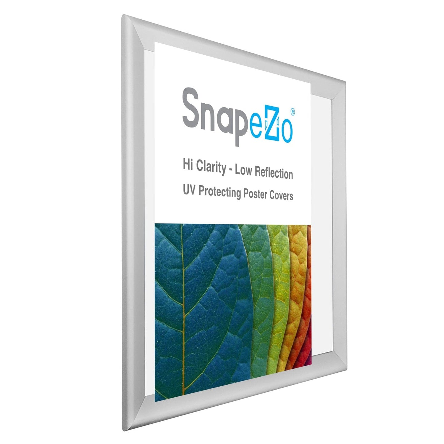 32x42 Silver SnapeZo® Snap Frame - 1.7" Profile - Snap Frames Direct