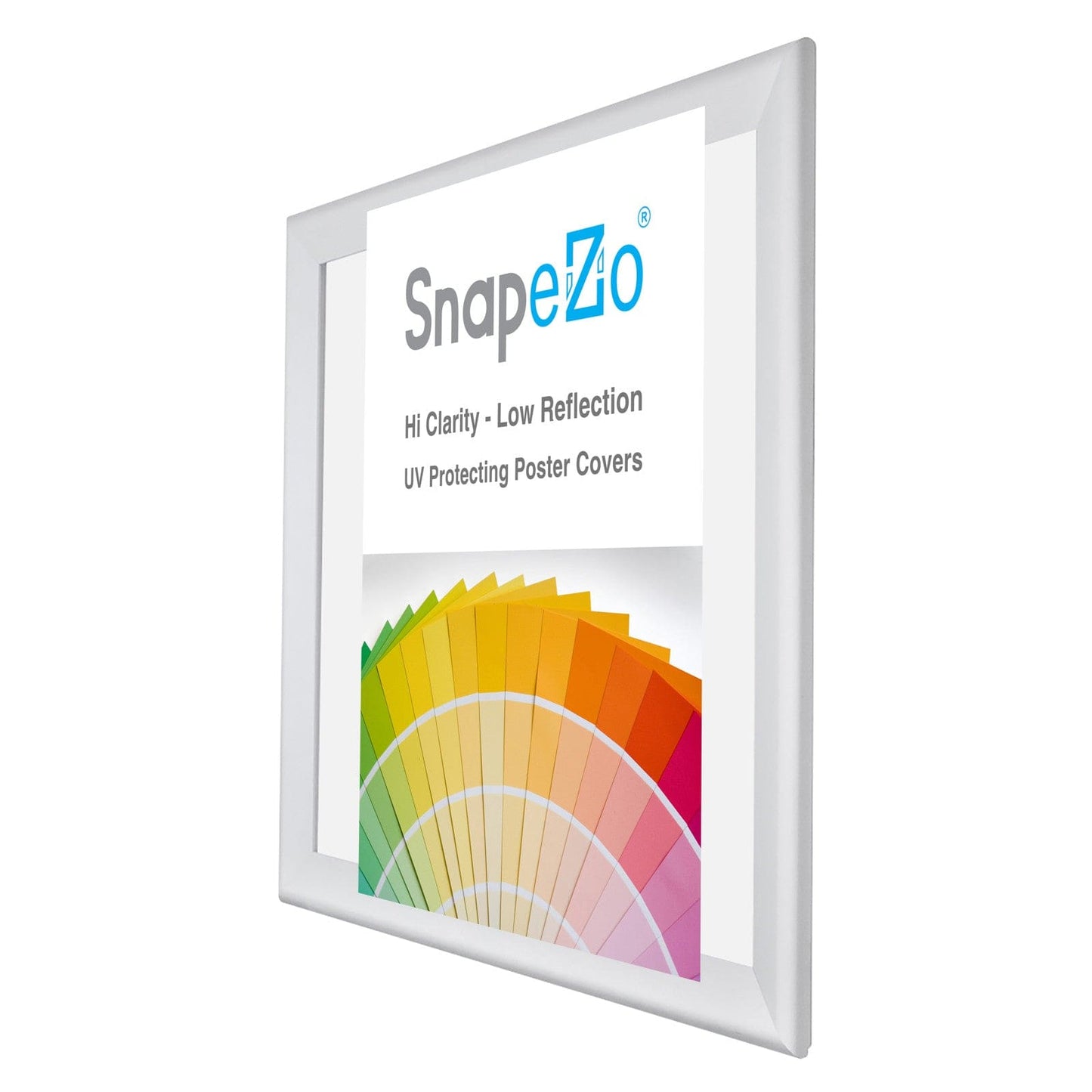 33x44 Silver SnapeZo® Snap Frame - 1.7" Profile - Snap Frames Direct