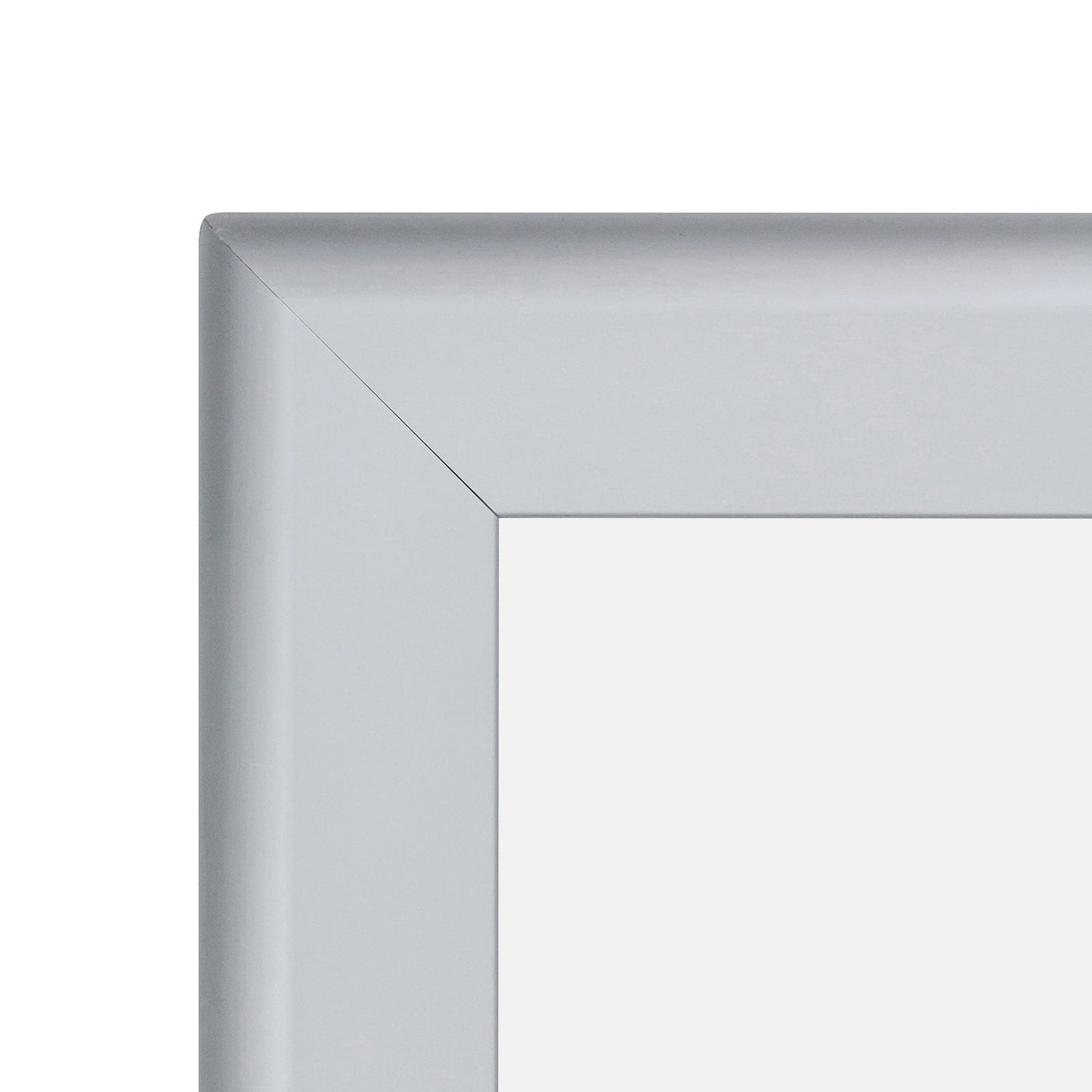 33x47 Silver SnapeZo® Snap Frame - 1.7" Profile - Snap Frames Direct