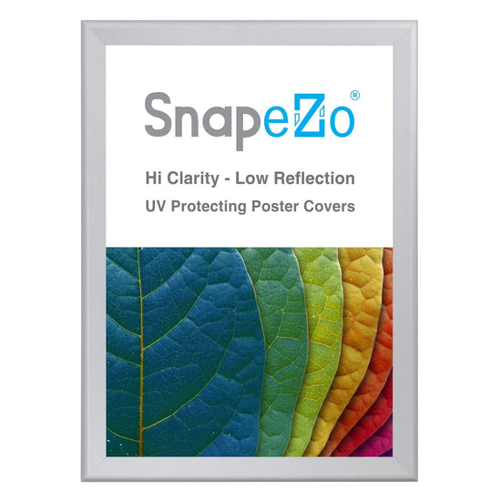 33x46 Silver SnapeZo® Snap Frame - 1.7" Profile - Snap Frames Direct