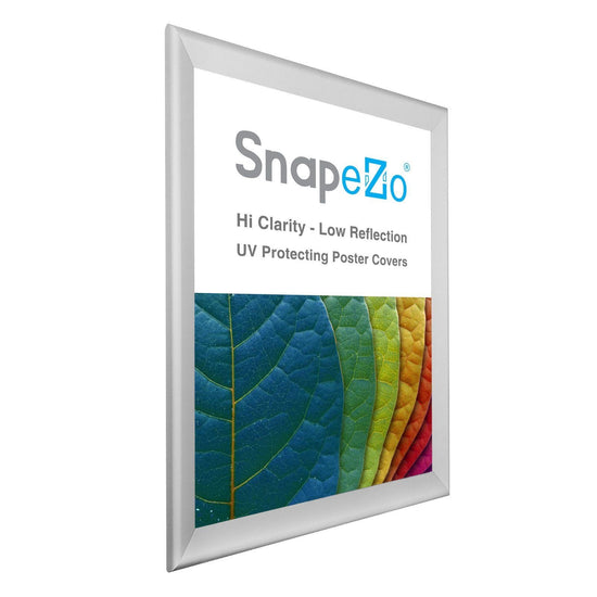 A0 Silver SnapeZo® Snap Frame - 1.7" Profile - Snap Frames Direct