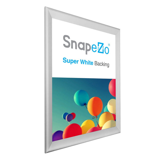 32x46 Silver SnapeZo® Snap Frame - 1.7" Profile - Snap Frames Direct