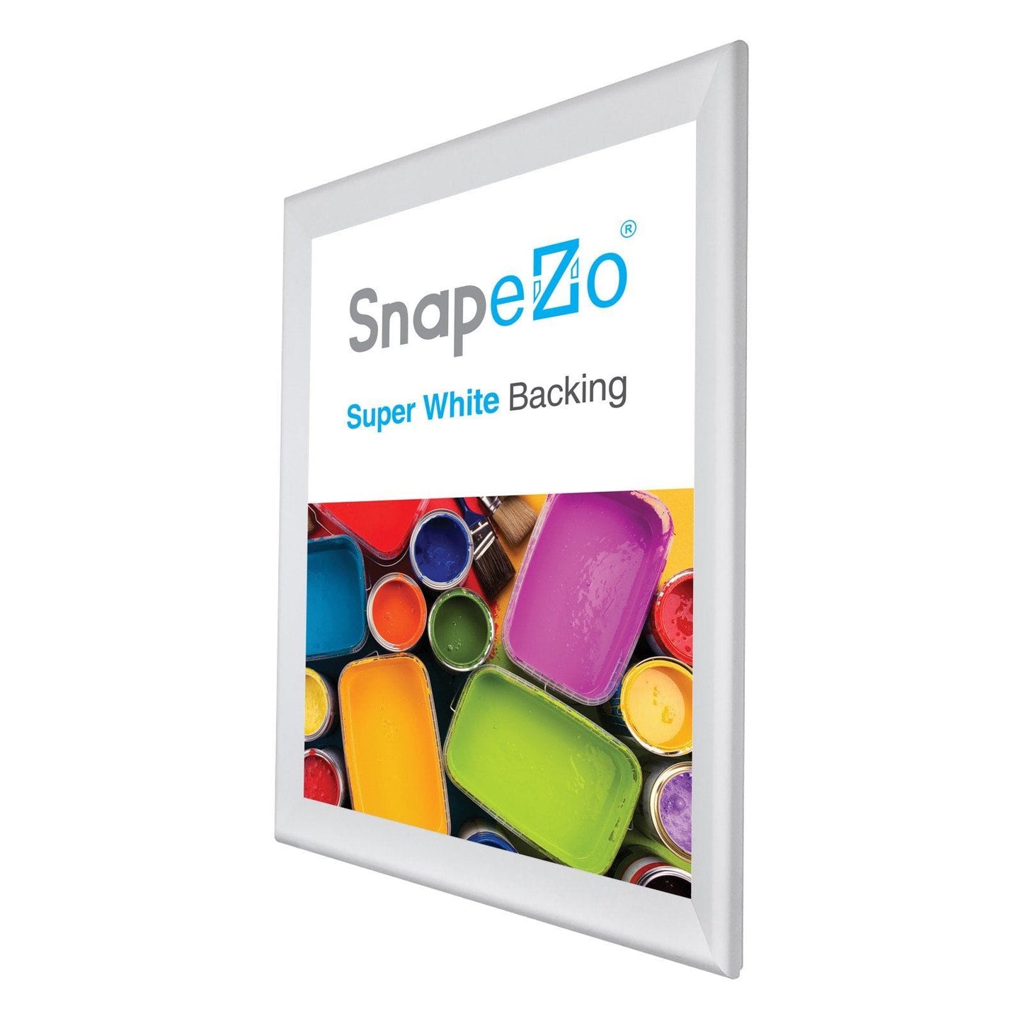 A0 Silver SnapeZo® Snap Frame - 1.7" Profile - Snap Frames Direct