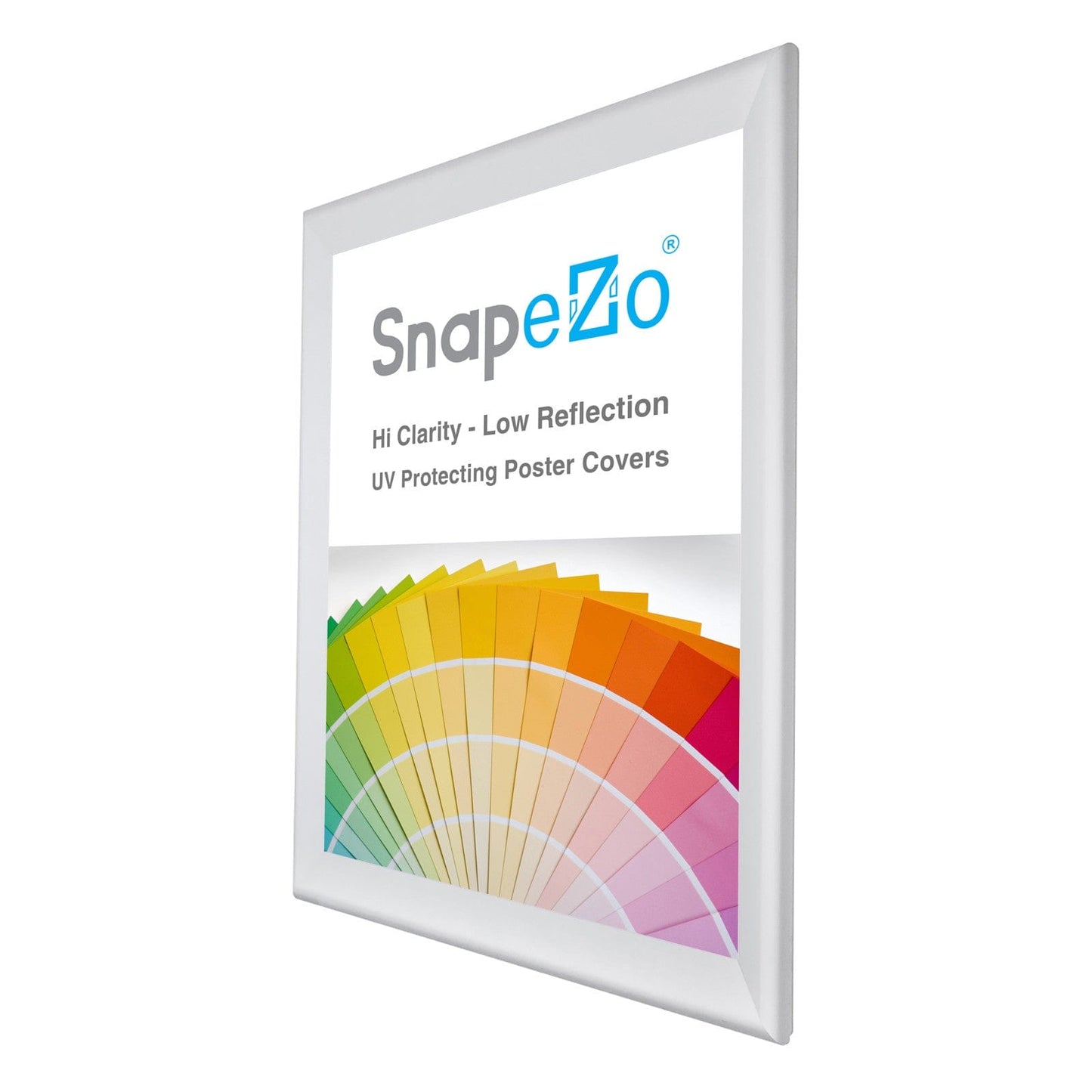 32x45 Silver SnapeZo® Snap Frame - 1.7" Profile - Snap Frames Direct