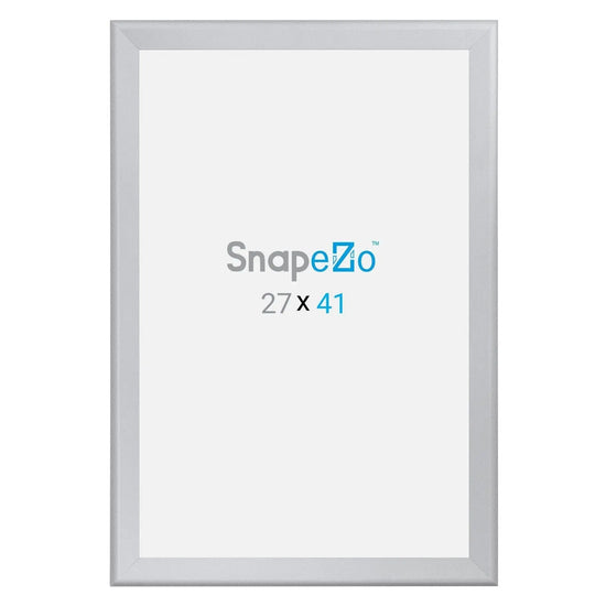 27x41 Silver SnapeZo® Snap Frame - 1.7" Profile - Snap Frames Direct