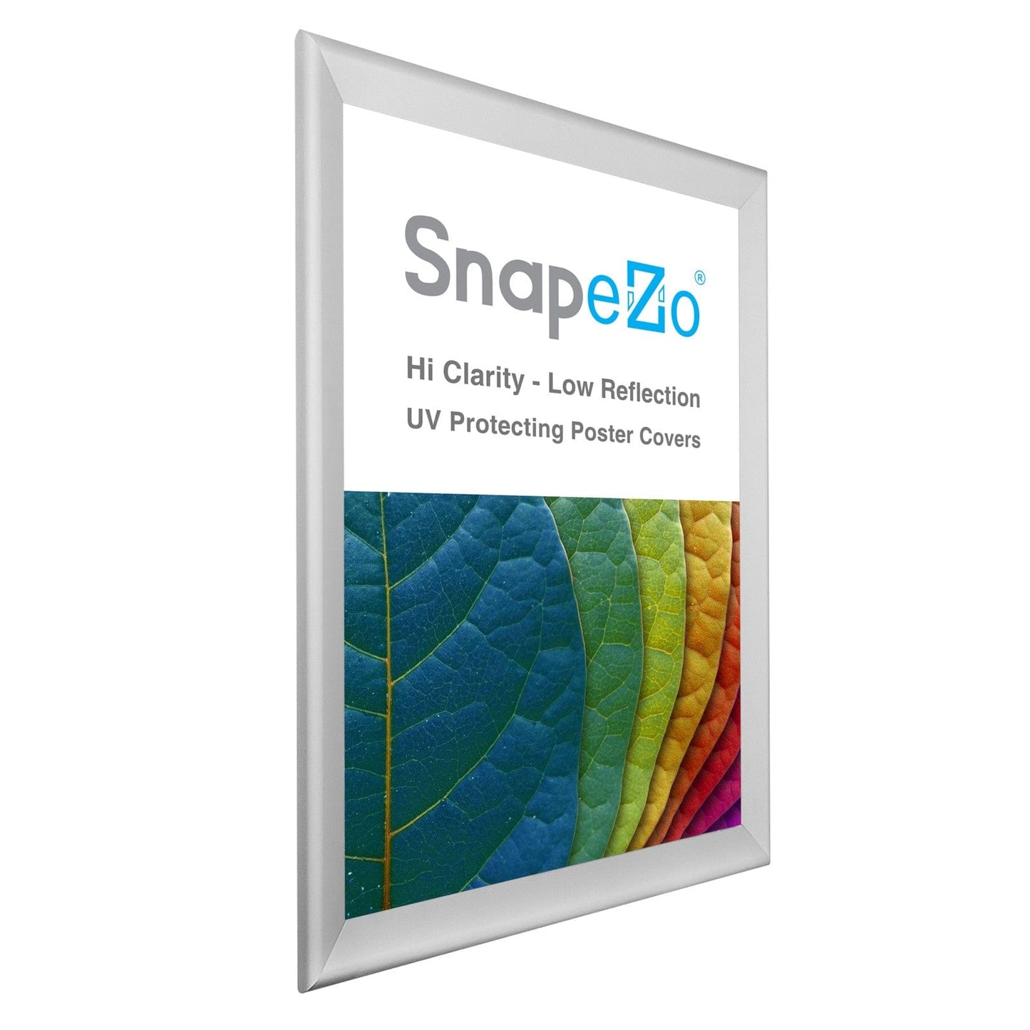 30x46 Silver SnapeZo® Snap Frame - 1.7" Profile - Snap Frames Direct