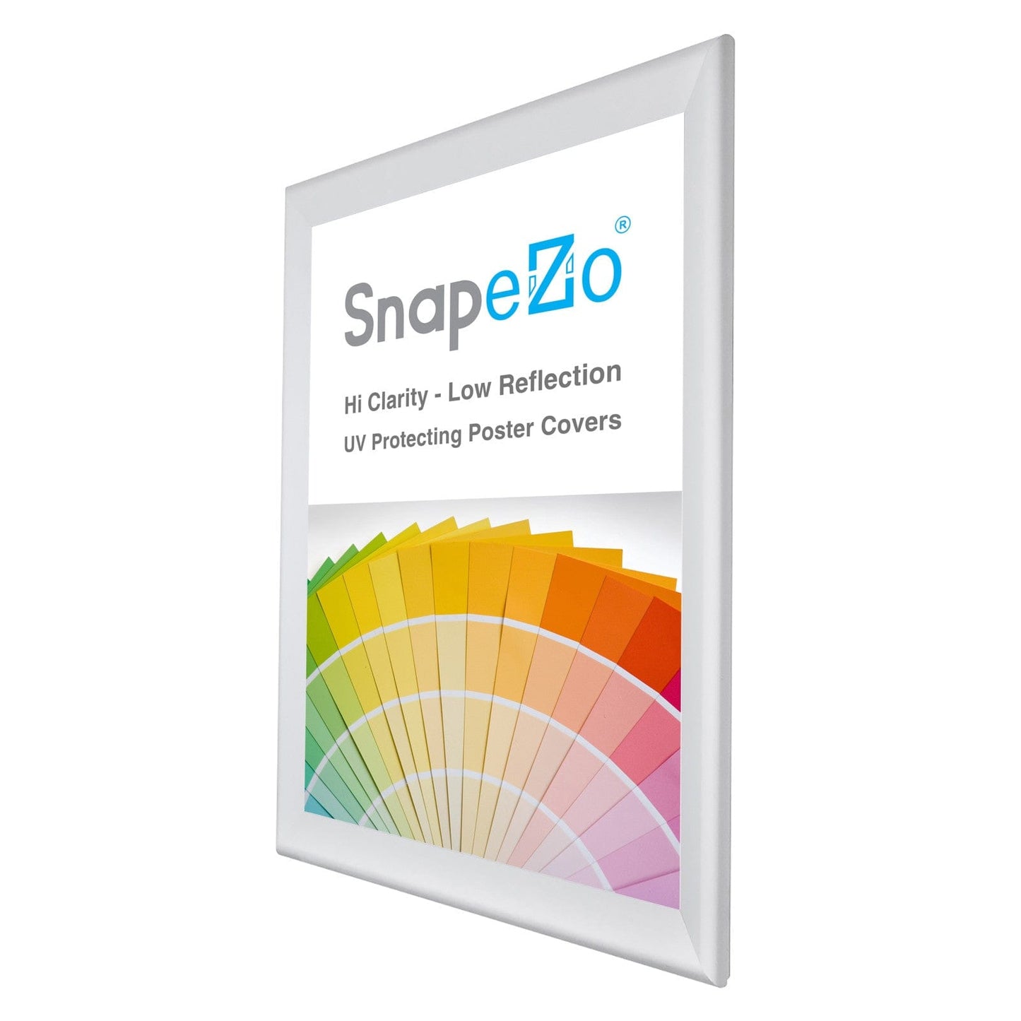 30x46 Silver SnapeZo® Snap Frame - 1.7" Profile - Snap Frames Direct