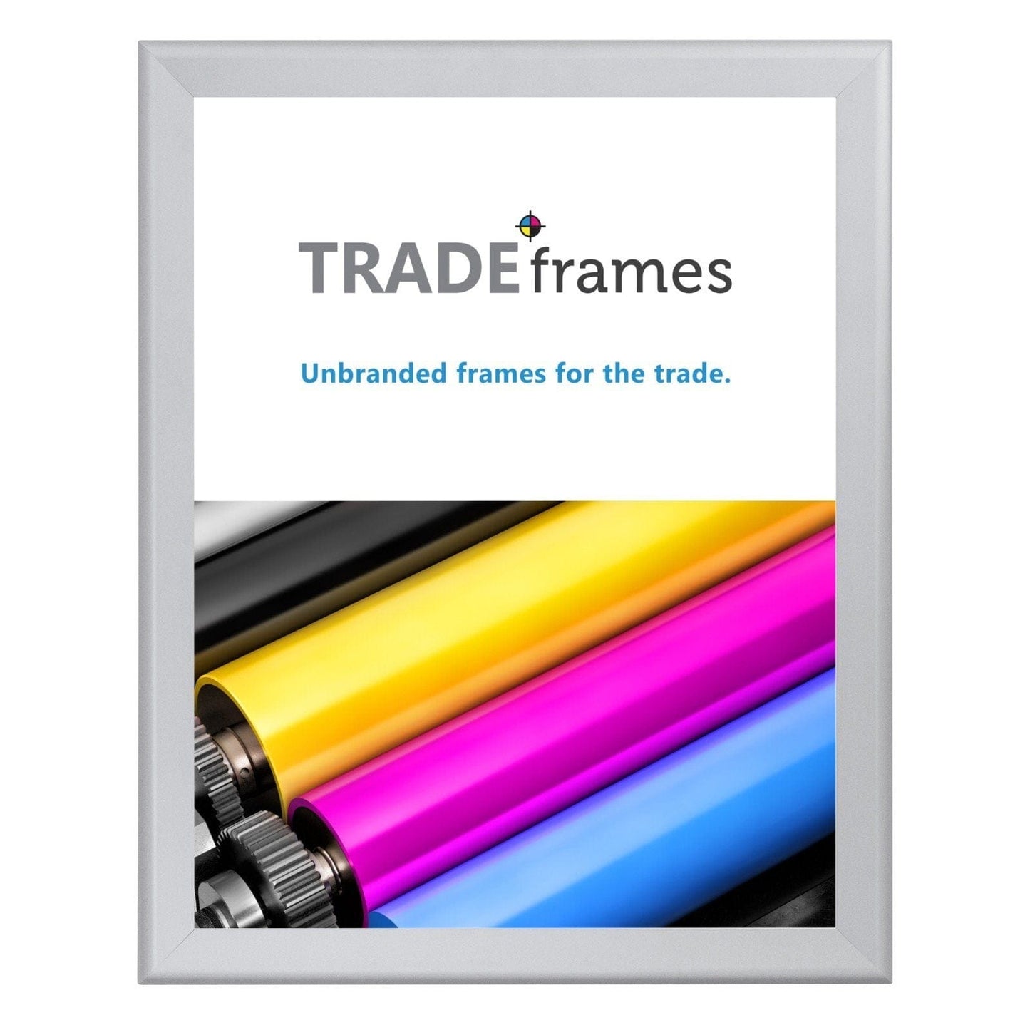 16x20  TRADEframe Silver Snap Frame 16x20 - 1.7 inch profile - Snap Frames Direct