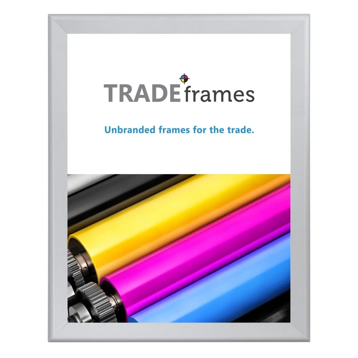 36x48 Silver Snap Frame - 1.7" Profile - Snap Frames Direct