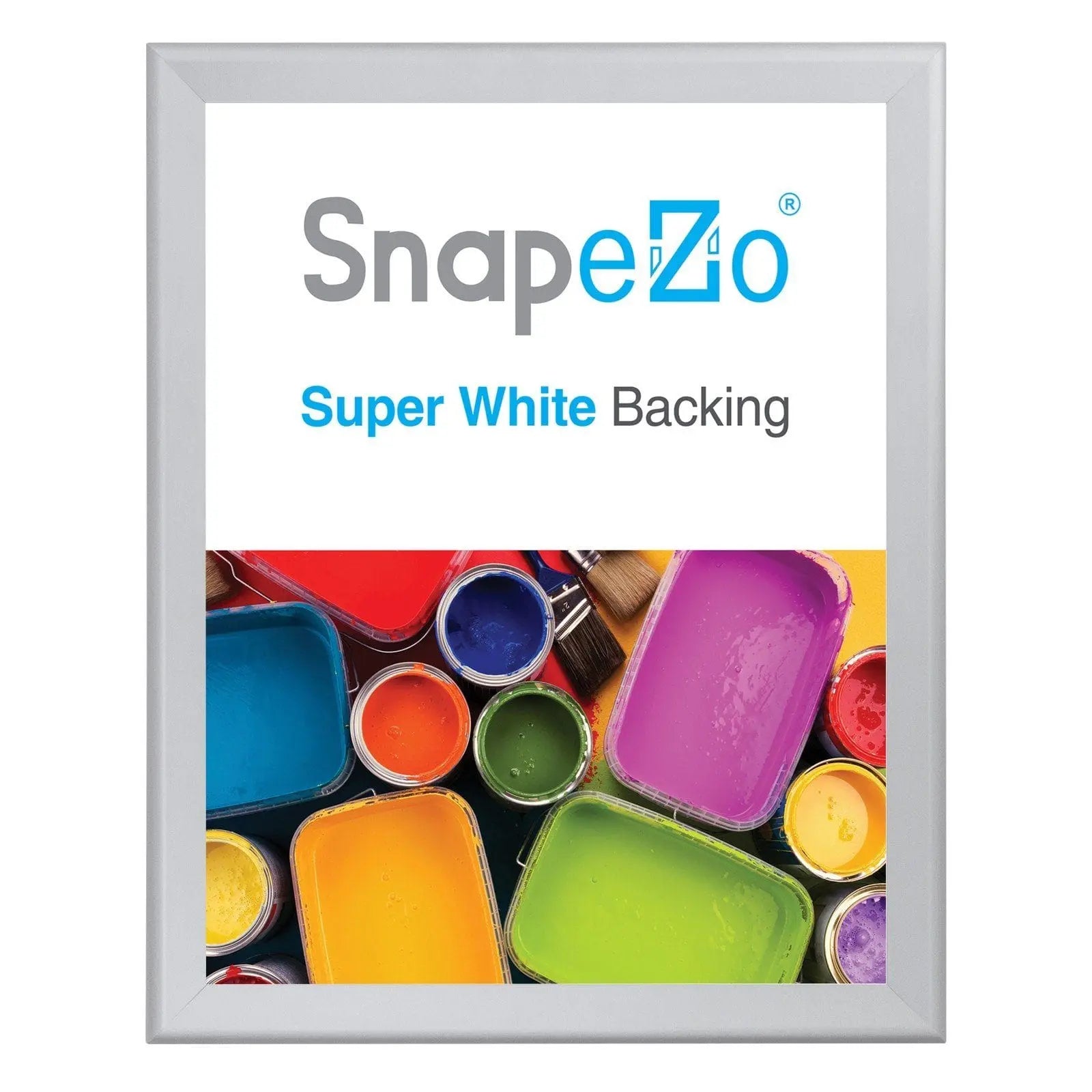 24x36 Silver Snap Frame - 1.25 Profile – Snap Frames Direct