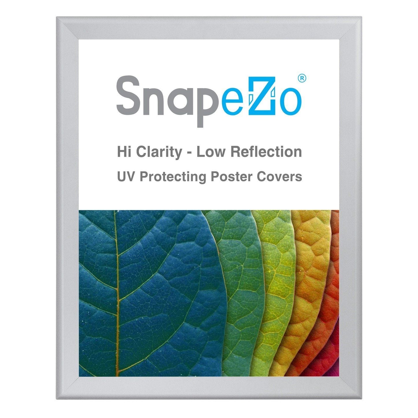 Silver movie poster snap frame poster size 30X40 - 1.7 inch profile - Snap Frames Direct