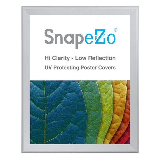 Silver movie poster snap frame poster size 30X40 - 1.7 inch profile - Snap Frames Direct