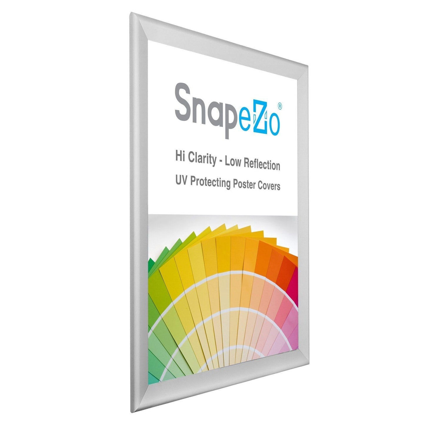 36x46 Silver SnapeZo® Snap Frame - 1.7" Profile - Snap Frames Direct