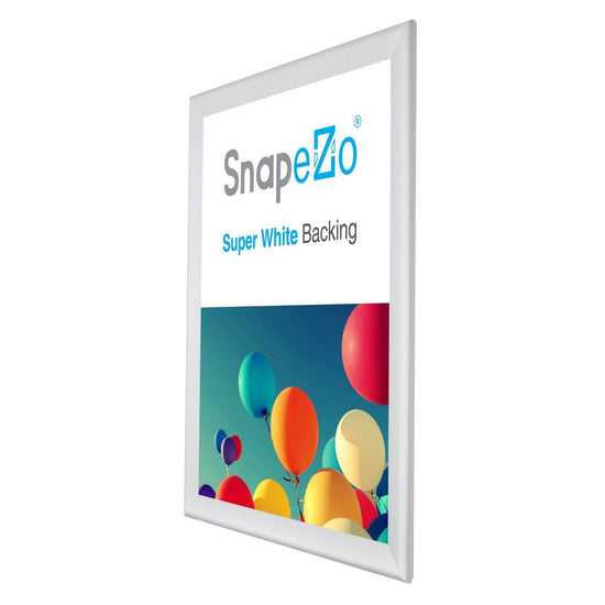 36x46 Silver SnapeZo® Snap Frame - 1.7" Profile - Snap Frames Direct