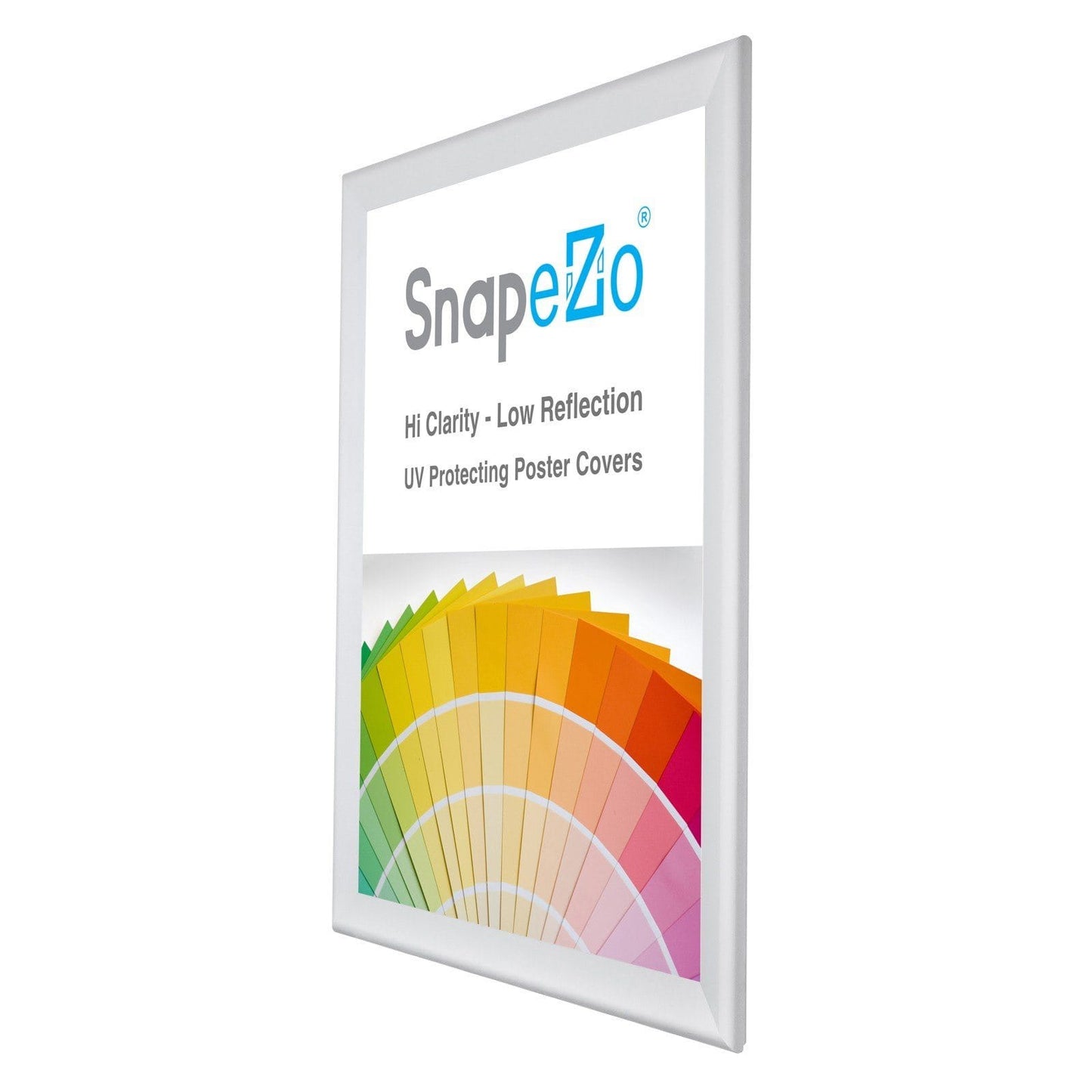 30x40 Silver SnapeZo® Poster Snap Frame 1.7" - Snap Frames Direct