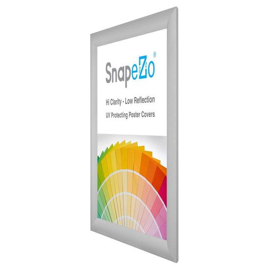 36x48 Silver SnapeZo® Snap Frame - 2.2" Profile - Snap Frames Direct