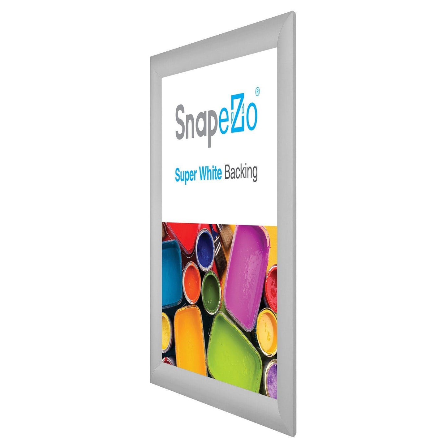 30x40 Silver SnapeZo® Snap Frame - 2.2" Profile - Snap Frames Direct