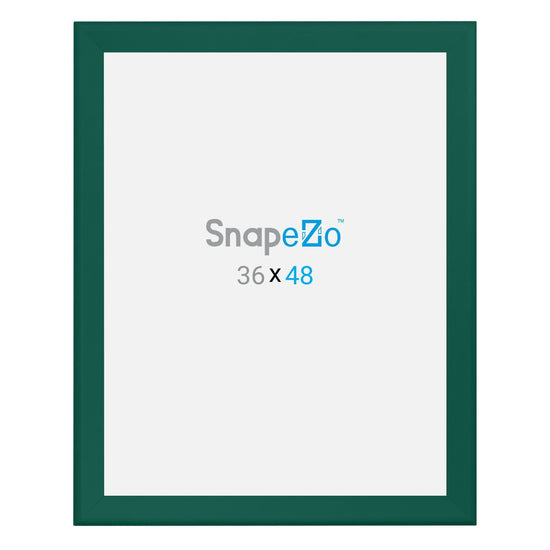 36x48 Inches Green SnapeZo® Snap Frame - 1.7" profile - Snap Frames Direct