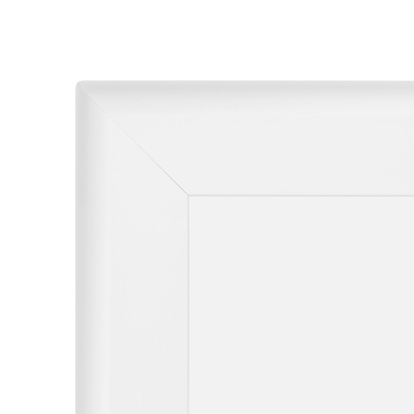 34x40 White SnapeZo® Snap Frame - 1.7" Profile - Snap Frames Direct