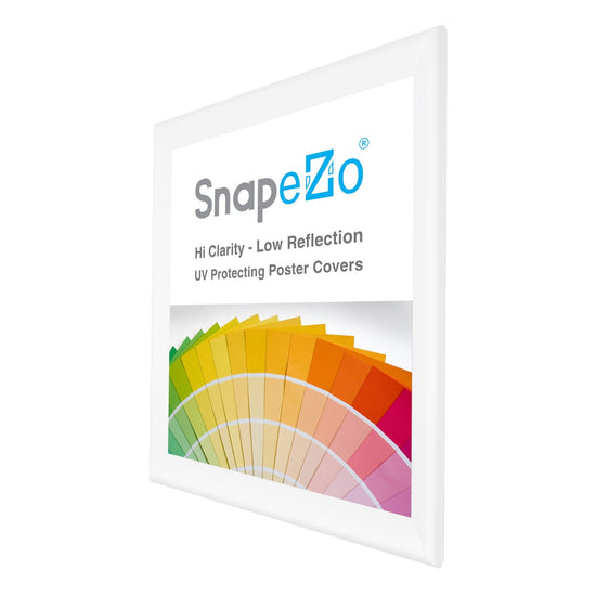 34x40 White SnapeZo® Snap Frame - 1.7" Profile - Snap Frames Direct