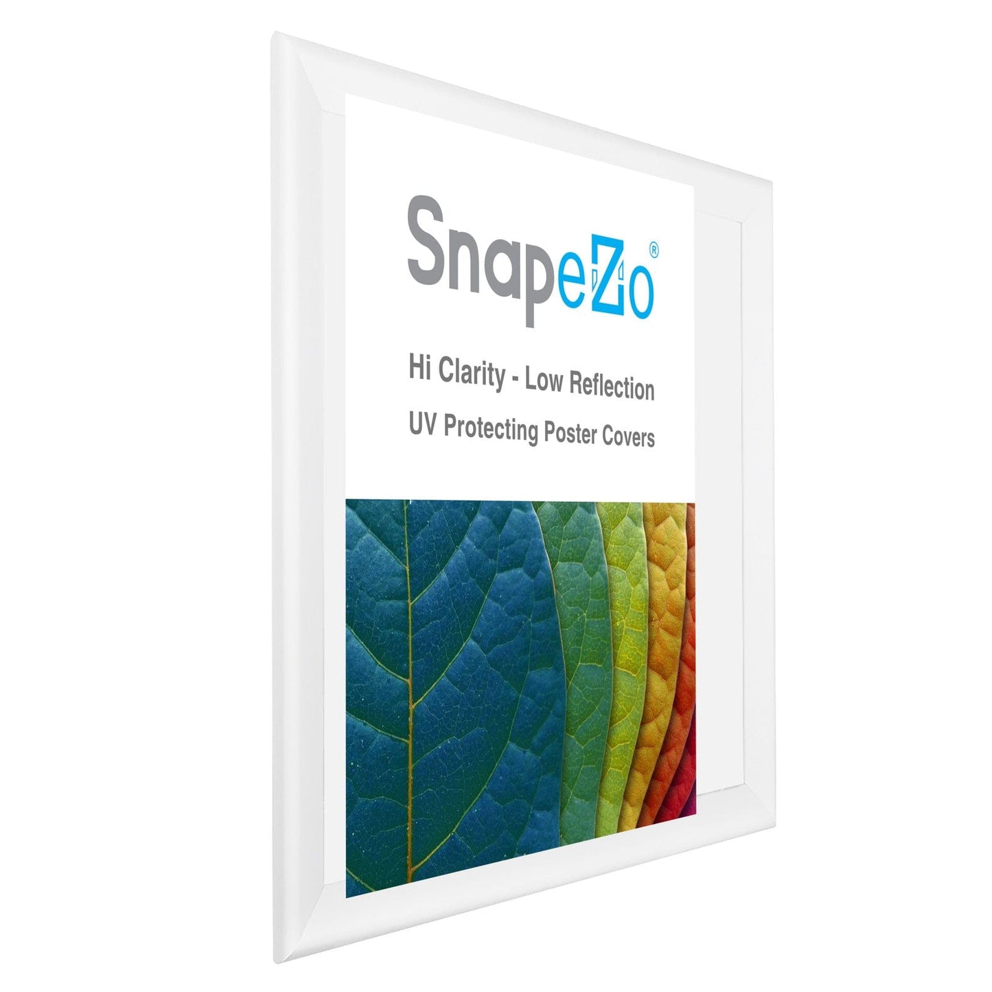 32x42 White SnapeZo® Snap Frame - 1.7" Profile - Snap Frames Direct