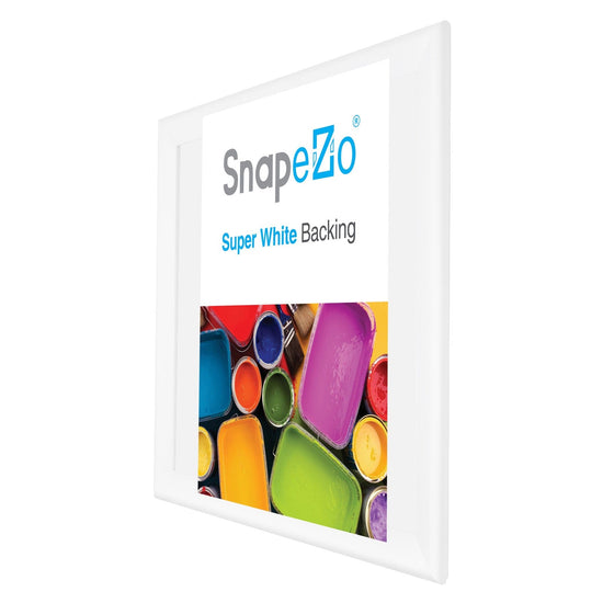 32x42 White SnapeZo® Snap Frame - 1.7" Profile - Snap Frames Direct