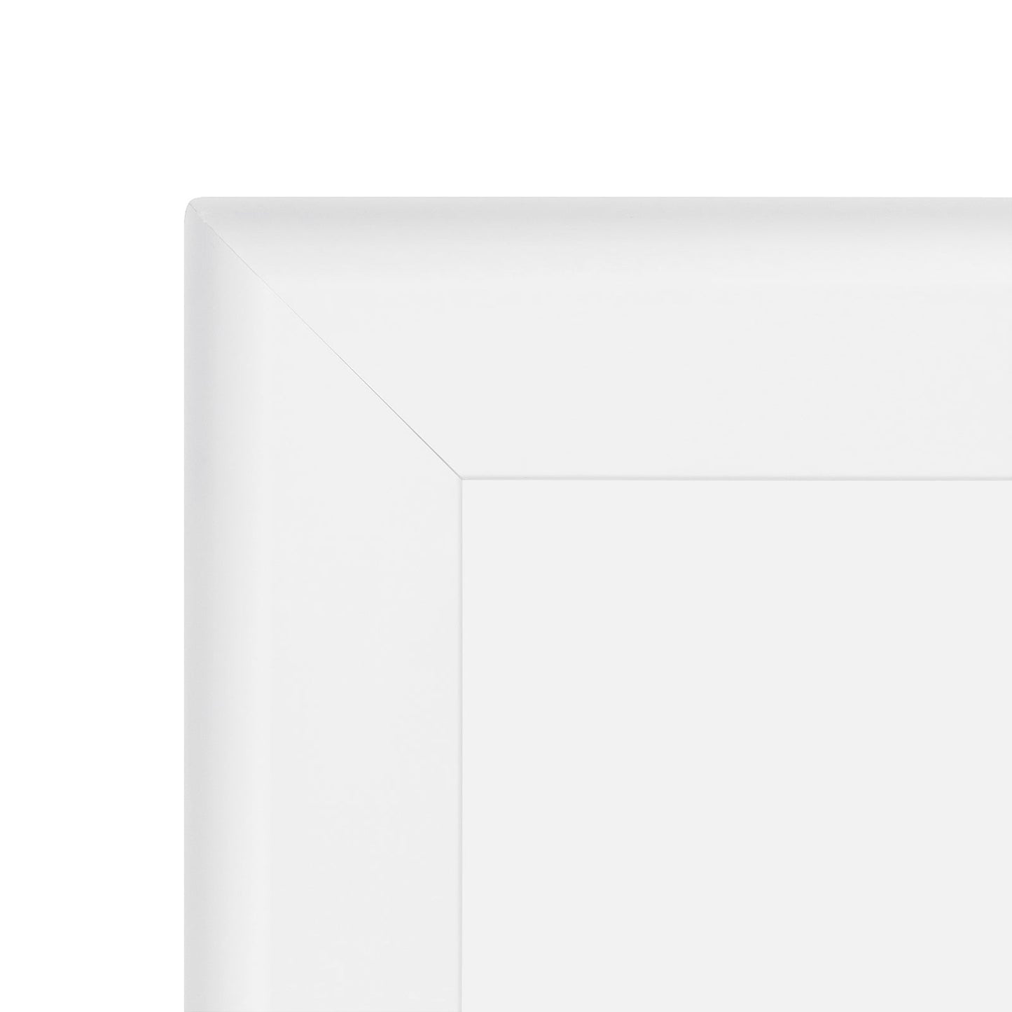 A0 White SnapeZo® Snap Frame - 1.7" Profile - Snap Frames Direct