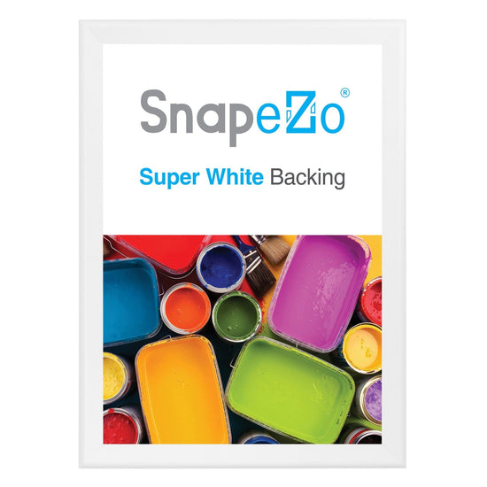 33x47 White SnapeZo® Snap Frame - 1.7" Profile - Snap Frames Direct