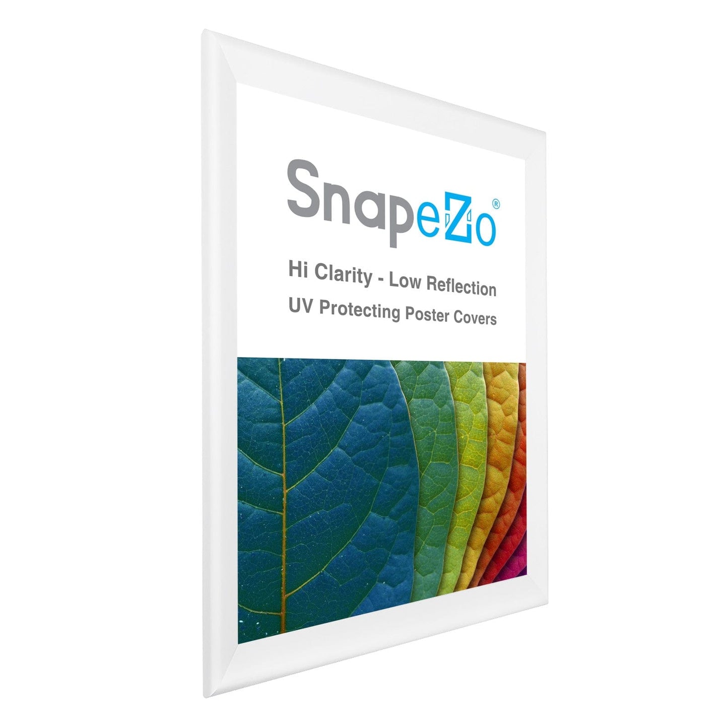 35x48 White SnapeZo® Snap Frame - 1.7" Profile - Snap Frames Direct