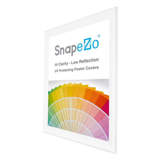 33x47 White SnapeZo® Snap Frame - 1.7" Profile - Snap Frames Direct