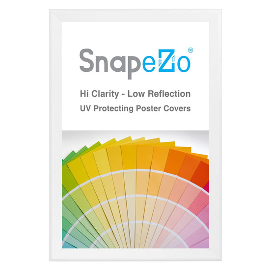 32x48 White SnapeZo® Snap Frame - 1.7" Profile - Snap Frames Direct