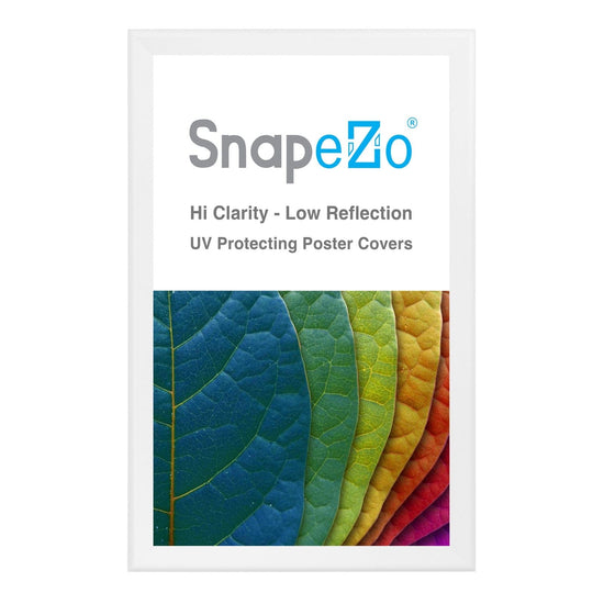 32x50 White SnapeZo® Snap Frame - 1.7" Profile - Snap Frames Direct