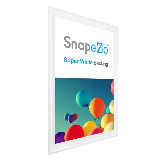 32x50 White SnapeZo® Snap Frame - 1.7" Profile - Snap Frames Direct