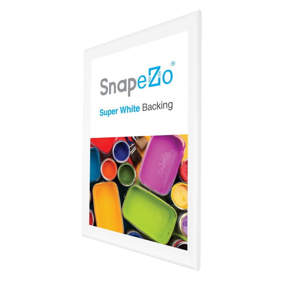 32x50 White SnapeZo® Snap Frame - 1.7" Profile - Snap Frames Direct