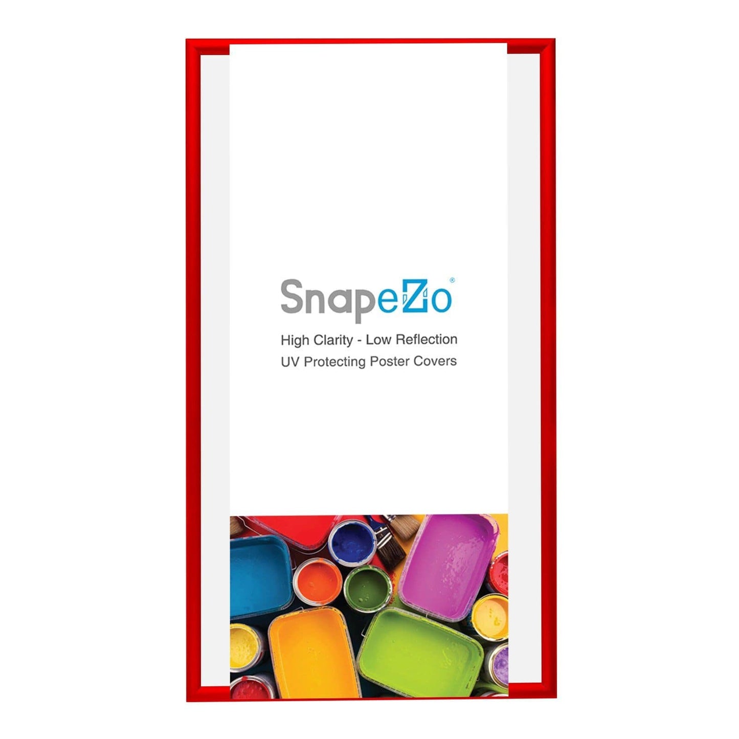 22x56 Red SnapeZo® Snap Frame - 1.7" Profile - Snap Frames Direct