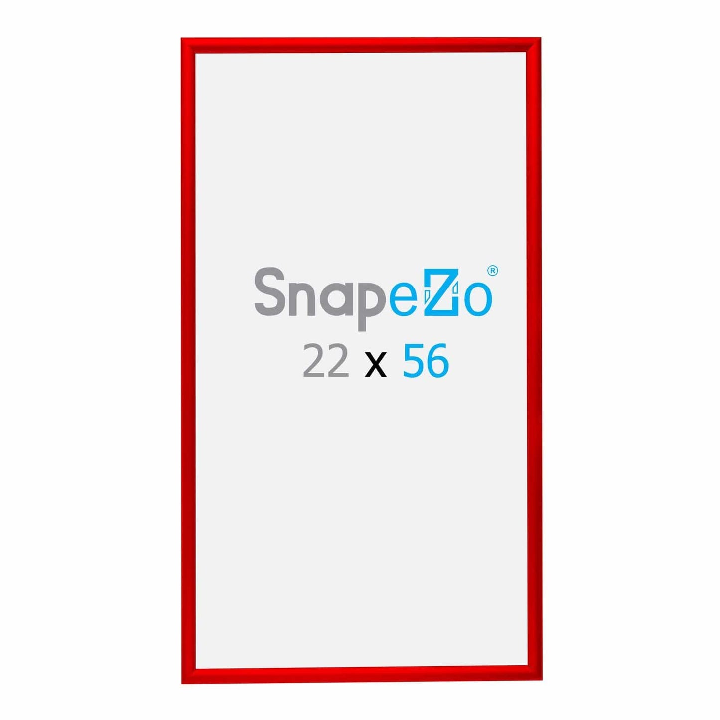 22x56 Red SnapeZo® Snap Frame - 1.7" Profile - Snap Frames Direct