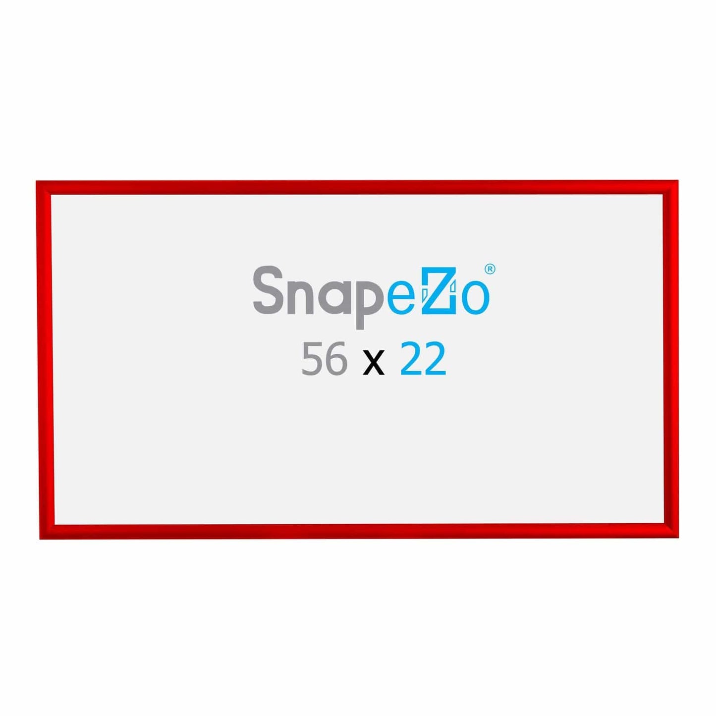 22x56 Red SnapeZo® Snap Frame - 1.7" Profile - Snap Frames Direct