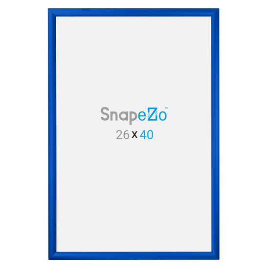 26x40 Blue SnapeZo® Snap Frame - 1.2" Profile - Snap Frames Direct