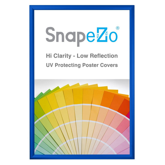 26x38 Blue SnapeZo® Snap Frame - 1.2" Profile - Snap Frames Direct
