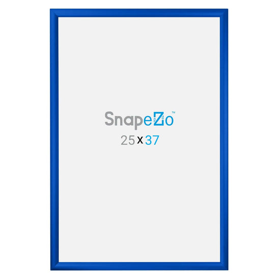 25x37 Blue SnapeZo® Snap Frame - 1.2" Profile - Snap Frames Direct