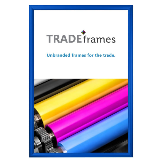 22x34  TRADEframe Blue Snap Frame 22x34 - 1.2 inch profile - Snap Frames Direct