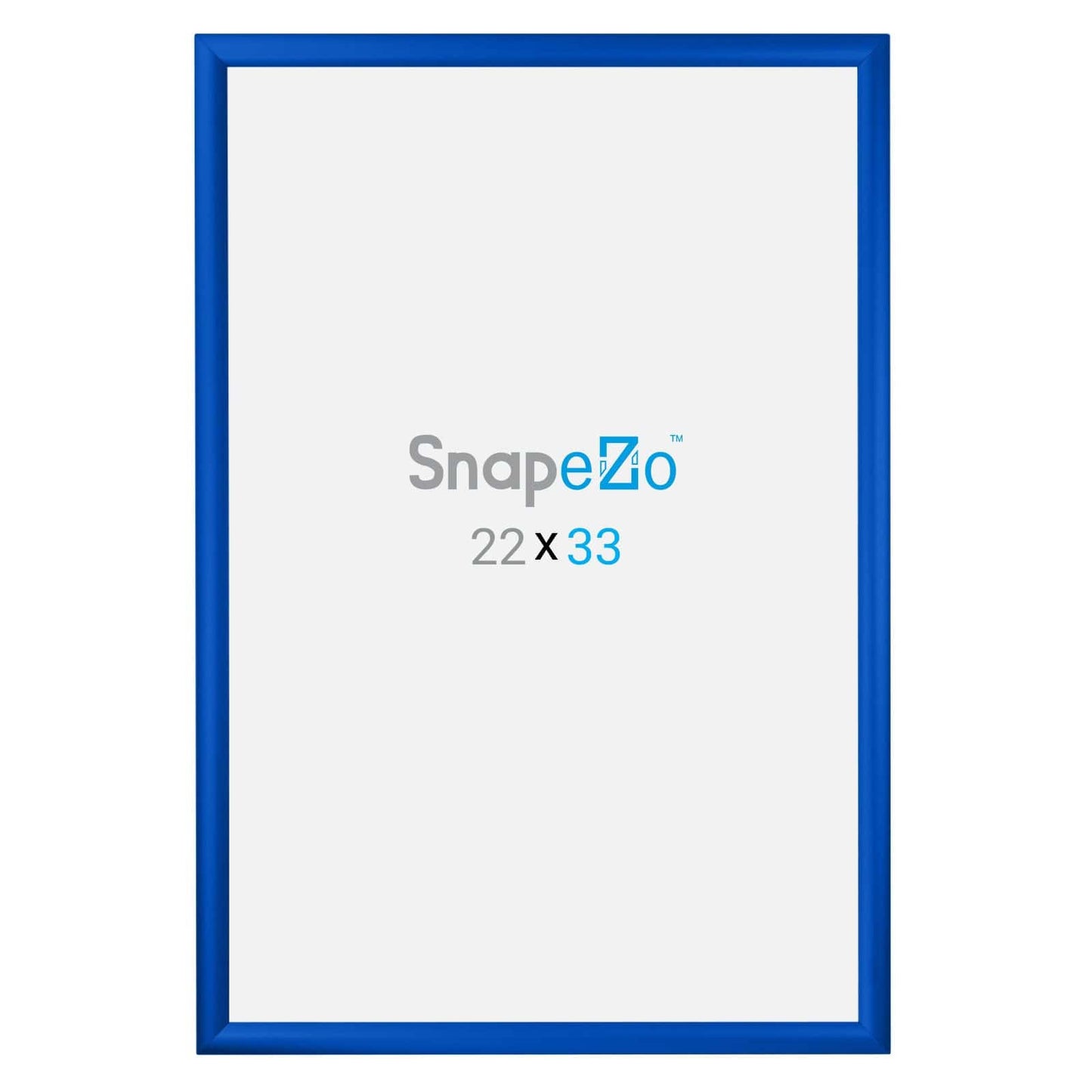 22x33 Blue SnapeZo® Snap Frame - 1.2" Profile - Snap Frames Direct